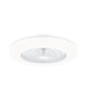 philips amigo flat fan ceiling ir rd ventilador de techo con luz led hasta 6500k aspas integradas 25w ventilador + 60w luz mando a distancia color blanco