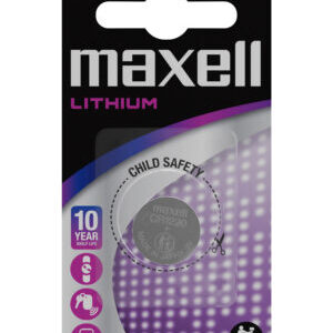 maxell pack de 1 pila litio de boton cr1220 3v