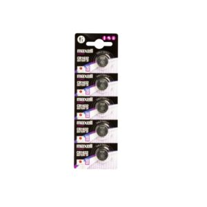 maxell pack de 5 pilas litio de boton cr1632 3v