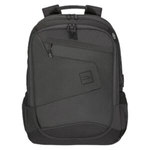 tucano lato mochila portatil 17" respaldo y correas acolchados doble compartimento bolsillos para botella y paraguas color negro