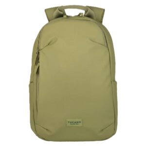 tucano laser mochila portatil 16" banda para trolley respaldo y correas alcochados bolsillo antirrobo color verde
