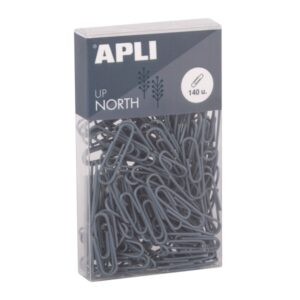 apli up north pack con 140 clips de metal 28mm color azul