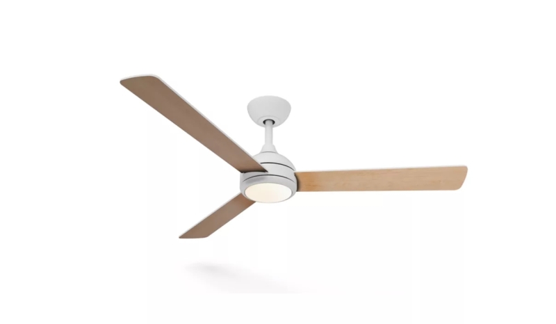 philips velyx ceiling ventilador de techo con luz led hasta 6500k aspas fijas 32w ventilador + 24w luz mando a distancia color blanco/madera