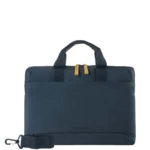tucano smilza maletin portatil 15,6" tamaño slim sistema anti choques mango doble color azul