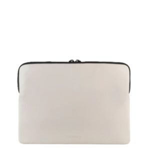 tucano gommo sleeve funda portatil 15,6" material engomado impermeable bolsillo para accesorios color gris