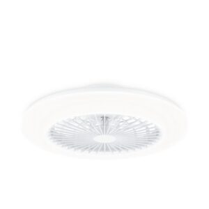 philips amigo flat fan ceiling ir rd ventilador de techo con luz led hasta 6500k aspas integradas 25w ventilador + 60w luz sparkle mando a distancia color blanco