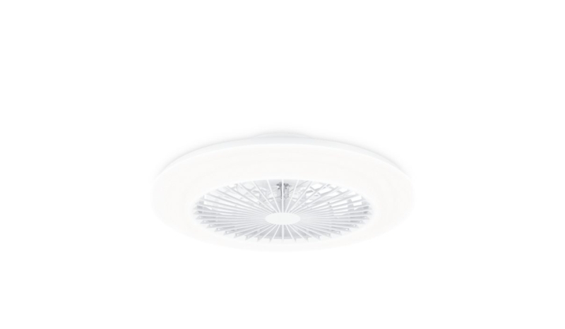 philips amigo flat fan ceiling ir rd ventilador de techo con luz led hasta 6500k aspas integradas 25w ventilador + 60w luz sparkle mando a distancia color blanco