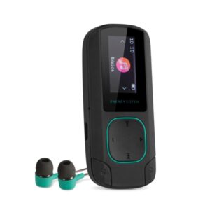 energy sistem jade reproductor mp3 8gb bluetooth 5.3 pantalla lcd botones tactiles radio fm grabadora de voz con microfono integrado lector microsd hasta 64gb color gris