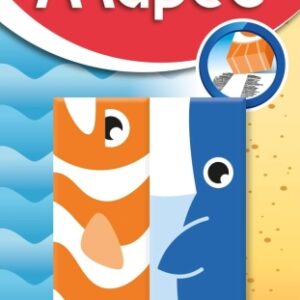 maped pack con 2 gomas de borrar con 3 diseños de animales forma rectangular sin ftalatos colores surtidos