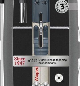 maped nº421 since 1947 compas bigotera tecnica rapida diametro maximo 34cm fabricado en metal incluye adaptador y estuche de minas