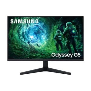 samsung odyssey g5 g53f monitor 27" led ips qhd 200hz freesync hdr10 respuesta 1ms hdmi, displayport vesa 75x75mm color negro
