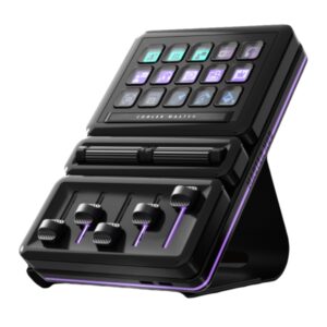 cooler master hub stream kit master hub 3 x knob master hub encoder ips display streaming gaming negro