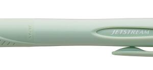 uni ball jetstream sxn 150 pastel boligrafo retractil con punta de bola 1mm tinta pigmentada resistente al agua y luz secado instantaneo tinta color azul cuerpo de color verde pastel