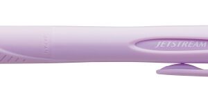 uni ball jetstream sxn 150 pastel boligrafo retractil con punta de bola 1mm tinta pigmentada resistente al agua y luz secado instantaneo tinta color azul cuerpo de color lavanda pastel
