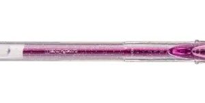 uni ball signo sparkling um 120sp roller de tinta gel punta de bola 1mm tinta pigmentada resistente al agua y luz efecto purpurina color violeta parma