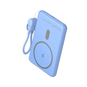 leotec powerbank inalambrico 5.000 mah pd 20w qi 15w color azul
