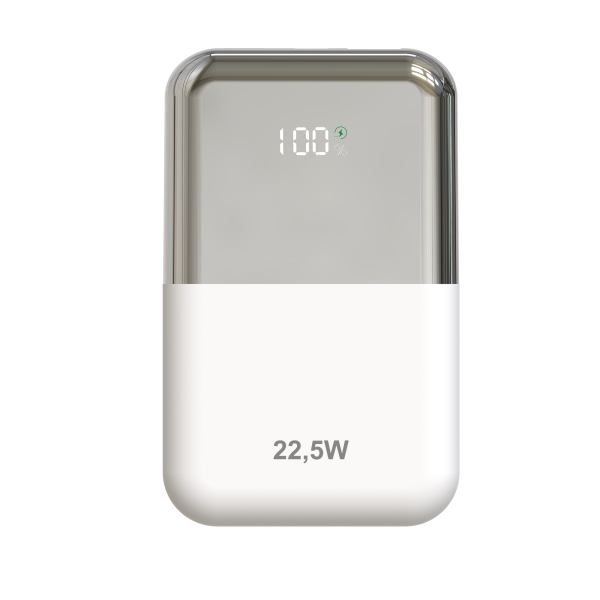 leotec powerbank 10.000 mah pd 20w color blanco