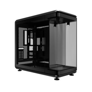 cooler master masterframe 360 panorama caja atx 2x usb a 3.2 1x usb c 4.0 1x audio y micro color negro
