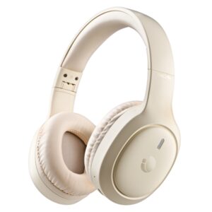 ngs artica tempest auriculares bluetooth 6.0 bateria extraible plegable autonomia hasta 80h color beige