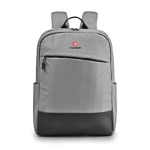 ngs monray sacks venture mochila para portatil hasta 15.6" suave acolchado interno resistente al agua bolsillo exterior + 2 bolsillos laterales color gris