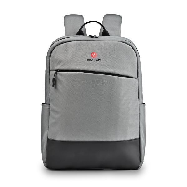 ngs monray sacks venture mochila para portatil hasta 15.6" suave acolchado interno resistente al agua bolsillo exterior + 2 bolsillos laterales color gris