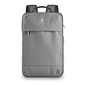 ngs monray sacks horizon mochila expandible para portatil hasta 14,1" suave acolchado interno resistente al agua bolsillo antirrobo 10l expandible a 20l color gris