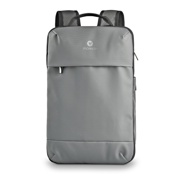 ngs monray sacks horizon mochila expandible para portatil hasta 14,1" suave acolchado interno resistente al agua bolsillo antirrobo 10l expandible a 20l color gris