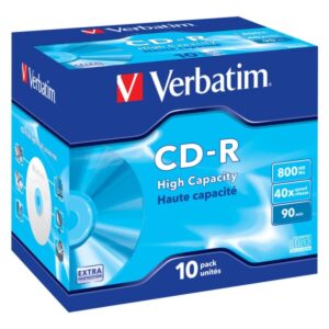 verbatim datalife pack de 10 cd r 40x 800mb
