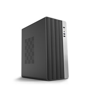 coolbox m870 caja torre microatx 1 x usb c 3.1 1 x usb a 3.1 1 x audio + micro fuente 500w color negro