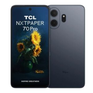 tcl nxtpaper 70 pro 5g smartphone pantalla 6.9" 8gb 256gb camara 50mp bateria 5200mah color azul