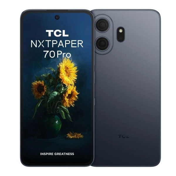 tcl nxtpaper 70 pro 5g smartphone pantalla 6.9" 8gb 256gb camara 50mp bateria 5200mah color azul