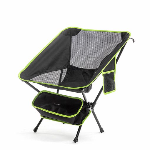 innovagoods folstul silla de camping plegable soporta 120kg bolsillo lateral bolsa de transporte