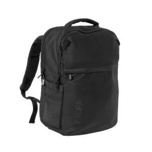 milan shadow mochila 25l 2 bolsillos delanteros, 2 bolsillos laterales, compartimento acolchado para portatil hasta 16" asas regulables y acolchadas color negro