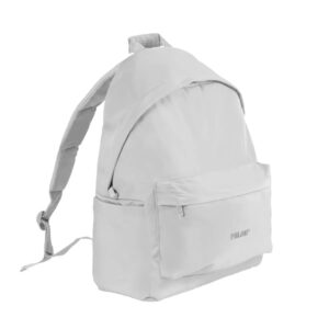 milan shadow mochila escolar clasica 22l compartimento interior para portatil bolsillo frontal y lateral color gris