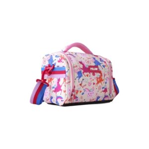 milan flowicorn bolsa isotermica porta alimentos de 5l gran capacidad apertura total bolsillo interior de malla correa regulable medidas 24.5x20x16cm