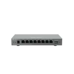 ruijie rg eg209gs router de sobremesa 9 puertos ethernet sfp velocidad hasta 600mbps capacidad hasta 200 usuarios gestion en la nube color gris