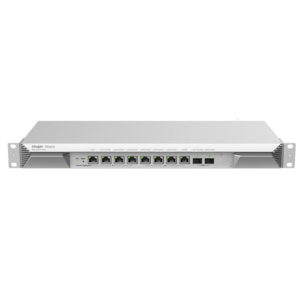 ruijie rg eg710xs router gestionado 6 puertos 4x ethernet 2.5gbps 2x sfp+ monitoreo en tiempo real gestion en la nube color gris