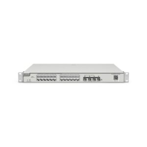 ruijie rg nbs3200 24gt4xs switch gestionado en capa 2 montaje en rack 1u 24 puertos ethernet hasta 1gbps 4x sfp+ hasta 10gbps color acero