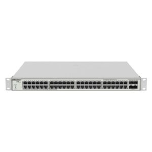 ruijie rg nbs3200 48gt4xs p v2 switch gestionado en capa 2 montaje en rack 1u 48 puertos ethernet hasta 1gbps 4x sfp+ hasta 10gbps poe/poe+ hasta 370w carcasa de acero color acero