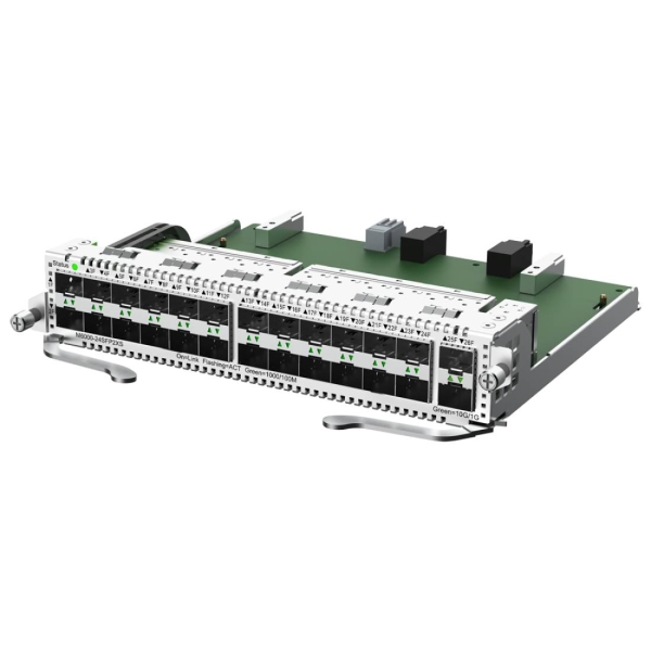 ruijie m6000 24sfp2xs tarjeta optica switch para chasis 24x sfp hasta 1gbps 2x sfp+ hasta 10gbps color acero