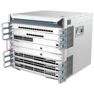 ruijie rg nbs7006 chasis switch para 9 modulos montaje en rack 9u 2 modulos de ventilacion equipados color acero
