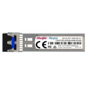ruijie nis ge sfp 10km sm1310 modulo transceptor sfp 1000base lx fibra optica hasta 10km longitud de onda de 1310nm color acero