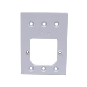 ruijie rg rap1200(p) mnt pack de 10 placas de montaje para punto de acceso rap1200(p) universal para cajas de conexion us/eu color blanco