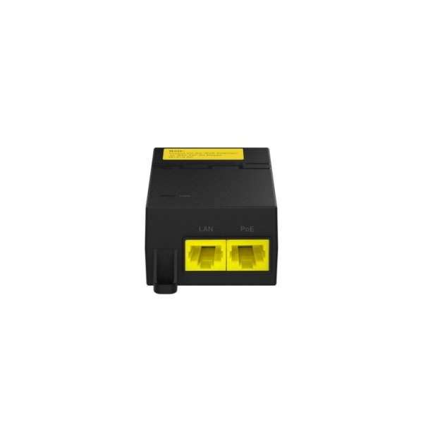 ruijie rg poe at30 inyector poe 1 puerto 31.2w voltaje de salida 52v velocidad hasta 1gbps color negro
