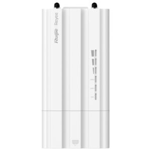 ruijie rg airmetro550g b puente inalambrico velocidad hasta 867mbps proteccion ip55 ganancia hasta 23dbi antenas externas ethernet empareja hasta 32 equipos color blanco