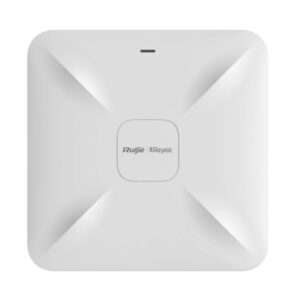 ruijie rg rap2200(e) punto de acceso de doble banda montaje en techo poe 1.3gbps 2x rj45 wifi 5 ac1300 antenas internas ethernet color blanco