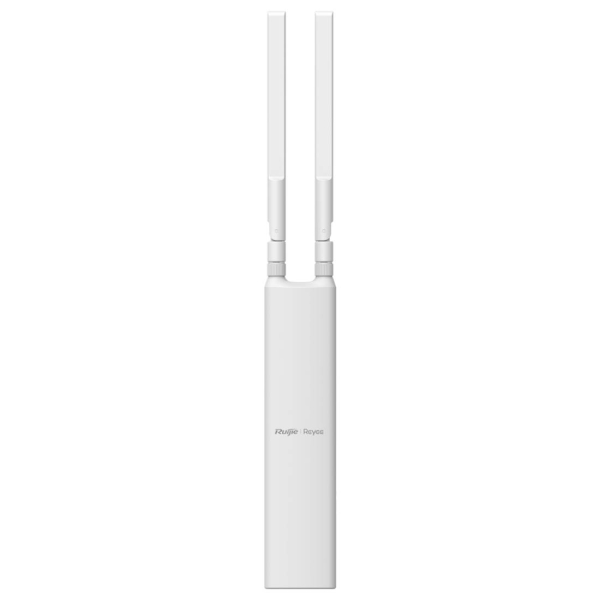 ruijie rg rap52 od punto de acceso para exterior doble banda poe ip65 1.3gbps wifi 5 ac1300 tecnologia mimo 2x2 antenas externas omnidireccionales ethernet color blanco