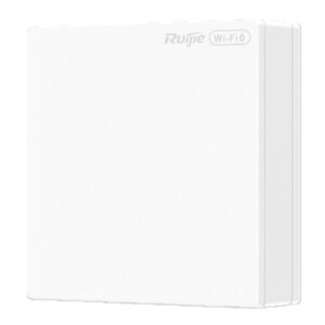 ruijie rg rap62 wall lite punto de acceso de doble radio montaje pared 1x 1ge lan/wan poe 3gbps wifi 6 ax3000 antenas integradas omnidireccionales ethernet color blanco
