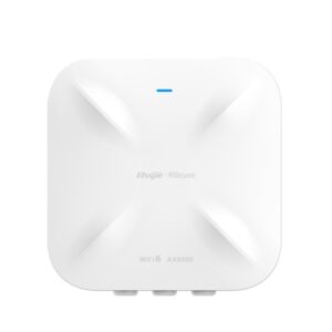 ruijie rg rap6260(h) punto de acceso para exterior doble banda ip68 poe wifi 6 ax6000 6gbps gestion cloud con app ethernet color blanco