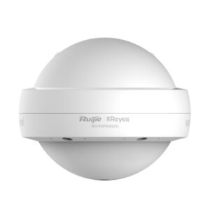 ruijie rg rap6262(g) punto de acceso para exterior doble banda ip68 poe 2x rj45 1.8gbps wifi 6 ax1800 antenas internas omnidireccionales ethernet color blanco